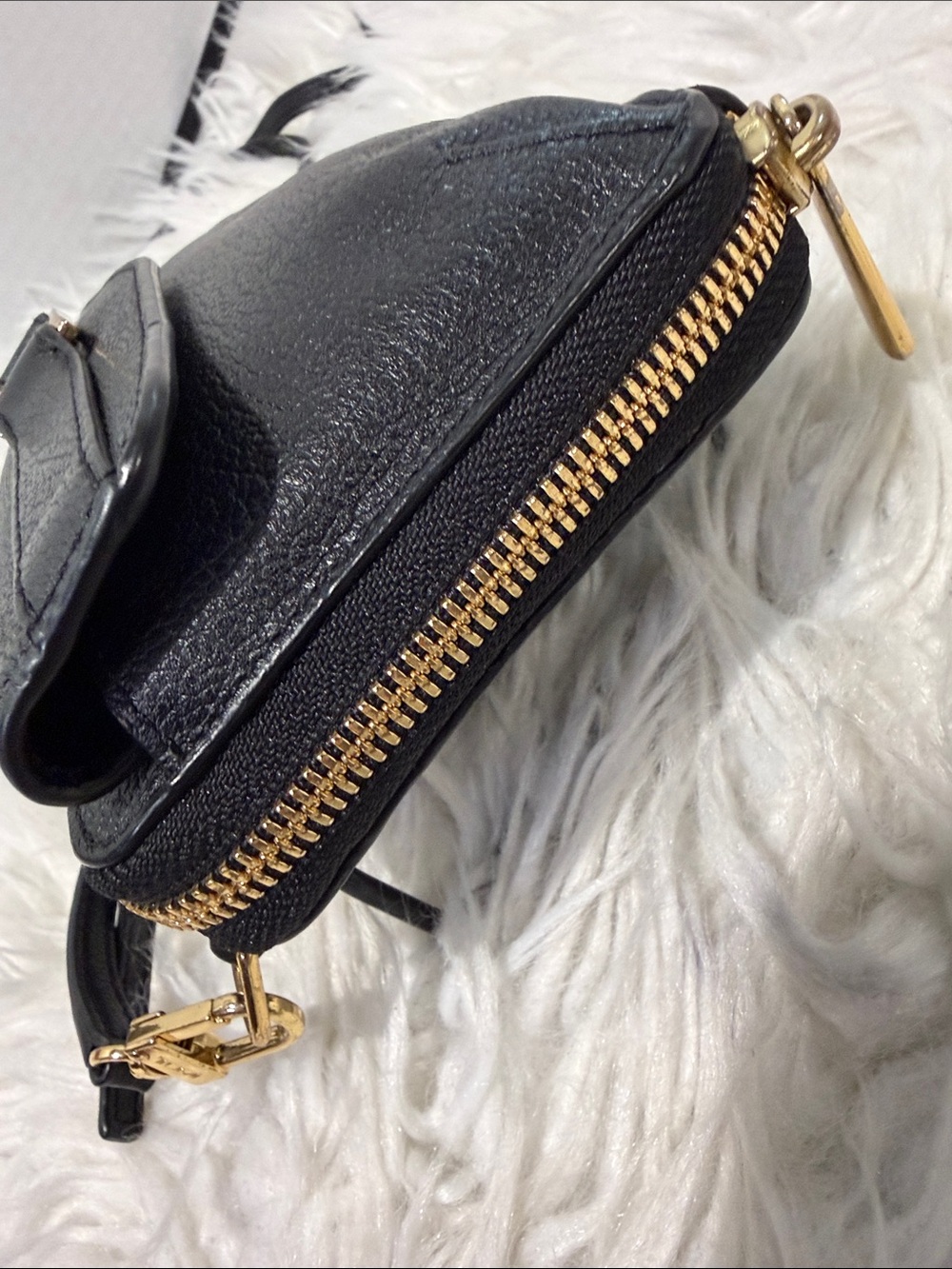 TUMI Crossbody with Gold tone Logo Accent Plate - Picture 7 of 16